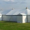A photo of Traditional style wedding day at Leire, Leicestershire by Kingsmead Marquees