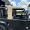 A photo of Vintage Ex-Military Land Rover Hood Commission by Kingsmead Marquees
