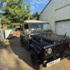 A photo of Vintage Ex-Military Land Rover Hood Commission by Kingsmead Marquees